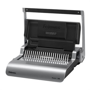 {{photo.Alt || photo.Description || 'Переплетная машина для пластиковой пружины FELLOWES "QUASAR+", пробивает до 25 л., сшивает до 500 л., FS-56277'}}