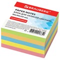 Блок для записей BRAUBERG непроклеенный, куб 9х9х5 см, цветной, 122339 122339