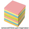 Блок для записей BRAUBERG непроклеенный, куб 9х9х9 см, цветной, 122341 122341