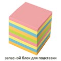 Блок для записей ОФИСМАГ непроклеенный, куб 9х9х9 см, цветной, 124444 124444