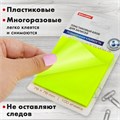 Блок самоклеящийся прозрачно-желтый (стикеры) BRAUBERG TRANSPARENT 76х76 мм, 100 листов, 115207 115207