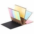 Закладки клейкие в книжке BRAUBERG PASTEL 200 штук: 50х15 мм 5 цветов х 25 листов, 50х75 мм 3 цвета х 25 листов, 115582 115582
