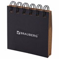 Закладки клейкие в книжке BRAUBERG PASTEL 200 штук: 50х15 мм 5 цветов х 25 листов, 50х75 мм 3 цвета х 25 листов, 115582 115582