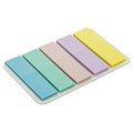 Закладки клейкие пастельные BRAUBERG MACAROON 45х12 мм, 100 штук (5 цветов х 20 листов), 115212 115212