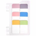 Закладки клейкие пастельные BRAUBERG PASTEL, пластиковые, 45х25 мм, 6 цветов х 20 листов, 115580 115580