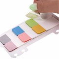 Закладки клейкие пастельные BRAUBERG PASTEL, пластиковые, 45х25 мм, 6 цветов х 20 листов, 115580 115580