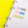 Закладки клейкие пастельные BRAUBERG PASTEL, пластиковые, 45х25 мм, 6 цветов х 20 листов, 115580 115580