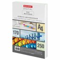 Бумага BRAUBERG DIGITAL SILK мелованная, матовая, А4, 170 г/м, 250 л., для полноцветной лазерной печати,130% (CIE), 116398 116398