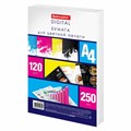 Бумага для цветной лазерной печати А4, ПЛОТНАЯ 120 г/м2, 250 л., BRAUBERG DIGITAL, 145% (CIE), 115379 115379