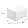 Бумага с неотрывной перфорацией, 210х305 мм (12"), 1600 листов, плотность 65 г/м2, белизна 98% 110067