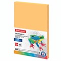 Бумага цветная BRAUBERG, А4, 80 г/м2, 100 л., медиум, оранжевая, для офисной техники, 112457 112457