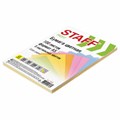 Бумага цветная STAFF "Profit" МАЛОГО ФОРМАТА (148х210 мм), А5, 80 г/м2, 100 л. (5цв. х 20 л.), цветная пастель, для офиса и дома, 110891 110891