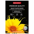 Фотобумага PREMIUM суперглянцевая, А4, 200 г/м2, односторонняя, 20 листов, BRAUBERG, 364003 364003