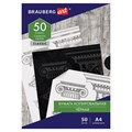 Бумага копировальная (копирка) черная А4, 50 листов, BRAUBERG ART "CLASSIC", 112404 112404