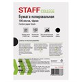 Бумага копировальная (копирка), черная, А4, 100 листов, STAFF, 112408 112408