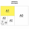 Ватман формат А1 (610х860 мм), 1 лист, плотность 200 г/м2, ГОЗНАК Краснокамск 114735