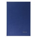 Книга учета 144 л., линия, твердая, бумвинил, блок офсет, А4 (200х290 мм), BRAUBERG, синий, 130227 130227