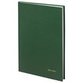 Книга учета 96 л., клетка, твердая, бумвинил, блок офсет, А4 (200х290 мм), BRAUBERG, зеленая, 130222 130222