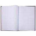 Книга учета 96 л., клетка, твердая, бумвинил, офсет, герб, А4 (200х290 мм), BRAUBERG, бордовая, 130276 130276