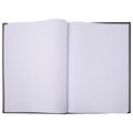Книга учета 96 л., клетка, твердая, бумвинил, офсет, герб, А4 (200х290 мм), BRAUBERG, черная, 130275 130275