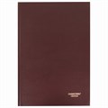 Книга учета 96 л., линия, твердая, бумвинил, блок офсет, А4 (200х290 мм), ОФИСМАГ, 130178 130178