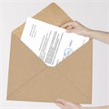 Конверты С3 (330х410 мм) КРАФТ, без клея, 90 г/м2, КОМПЛЕКТ 300 шт., треугольный клапан, 142755 112174