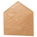 Конверты С5 (162х229 мм) КРАФТ, клей, 90 г/м2, КОМПЛЕКТ 1000 шт., треугольный клапан, 76423 111650