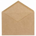 Конверты С6 (114х162 мм) КРАФТ, клей, 90 г/м2, КОМПЛЕКТ 1000 шт., треугольный клапан, С6НКж 112189
