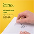 Конверты С6 (114х162 мм), отрывная лента, внутренняя запечатка, 80 г/м2, КОМПЛЕКТ 100 шт., BRAUBERG, 112190 112190
