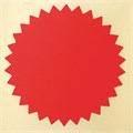 Этикетка самоклеящаяся для опечатывания документов ЗВЕЗДОЧКА красная, 52 мм, 500 шт, BRAUBERG 111742 111742