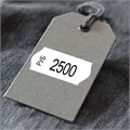 Этикет-лента 22х12 мм, волна, белая, комплект 5 рулонов по 800 шт., BRAUBERG, 123572 123572
