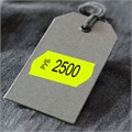 Этикет-лента 26х12 мм, волна, желтая, комплект 5 рулонов по 800 шт., BRAUBERG, 123577 123577