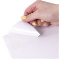 Этикетка самоклеящаяся 105х74,2 мм, 8 этикеток, белая, 70 г/м2, 50 листов, ОФИСМАГ, сырье Финляндия, 115196 115196