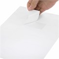 Этикетка самоклеящаяся 70х42,4 мм, 21 этикетка, белая, 80 г/м2, 100 листов, STAFF BASIC, 115675 115675