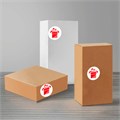 Этикетка самоклеящаяся D 40 мм, 24 этикетки, белая, 80 г/м2, 50 листов, STAFF BASIC, 115658 115658