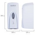 Дозатор для жидкого мыла LAIMA PROFESSIONAL ORIGINAL, НАЛИВНОЙ, 1 л, белый, ABS-пластик, 605782 605782