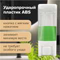 Дозатор для жидкого мыла LAIMA, НАЛИВНОЙ, 0,48 л, белый, ABS пластик, 605052 605052