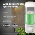 Дозатор для жидкого мыла LAIMA, НАЛИВНОЙ, 0,5 л, белый, ABS-пластик, 601792 601792