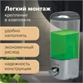 Дозатор для жидкого мыла LAIMA, НАЛИВНОЙ, 0,5 л, хром, ABS-пластик, 601793 601793