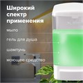 Дозатор для жидкого мыла LAIMA, НАЛИВНОЙ, 1 л, белый, ABS-пластик, 601794 601794