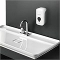 Дозатор для мыла-пены ULTRA LAIMA PROFESSIONAL, НАЛИВНОЙ, 0,5 л, белый, ABS-пластик, 606830 606830
