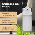 Дозатор локтевой для жидкого мыла и геля-антисептика, с еврофлаконом 1 л, LAIMA, металлический, 605706 605706