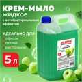 Мыло-крем жидкое 5 л, ЛАЙМА PROFESSIONAL "Яблоко", с антибактериальным эффектом, 600189 600189