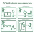 Освежитель воздуха автоматический со сменным баллоном 250 мл, AIRWICK Pure, "Цветущая сакура" 604893