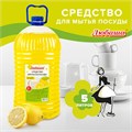 Средство для мытья посуды 5 л, ЛЮБАША "Лимон", ПЭТ, 604781 604781