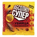 Средство от насекомых 100 г, АБСОЛЮТ ДУСТ СУПЕР, пакет, АДС100 608942
