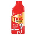 Средство для прочистки канализационных труб 500 мл, TIRET (Тирет) "Turbo", гель, 8147369 602019