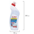 Средство для уборки туалета кислотное 750 г, LAIMA PROFESSIONAL "Морской бриз-WC Гель", утенок, 604794 604794