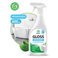 Средство для чистки сантехники кислотное 600 мл, GRASS GLOSS, триггер, 221600 605635
