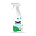 Средство для чистки сантехники кислотное 600 мл, GRASS GLOSS, триггер, 221600 605635